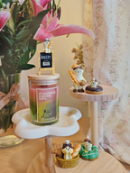 strawberry matcha latte candle